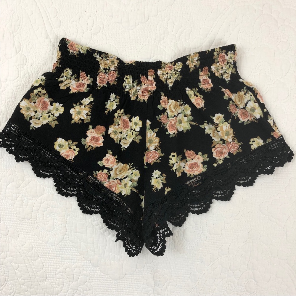 BOGO Forever 21 Floral high waisted shorts